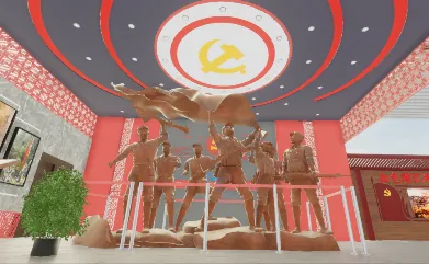 Unity 虚拟纪念馆中的雕塑、展陈与三维空间